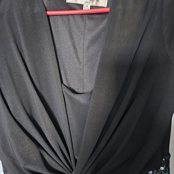 Black Sequin Dress Size 8 Christmas New Years Eve Party NEW - Picture 6 of 9